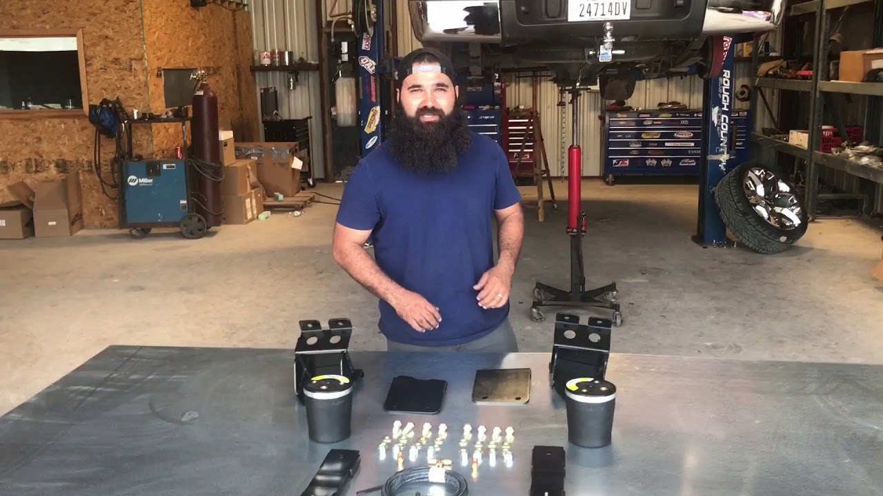 2007-2018 Chevy/GMC 1500 IHC Suspension helper bag kit.
