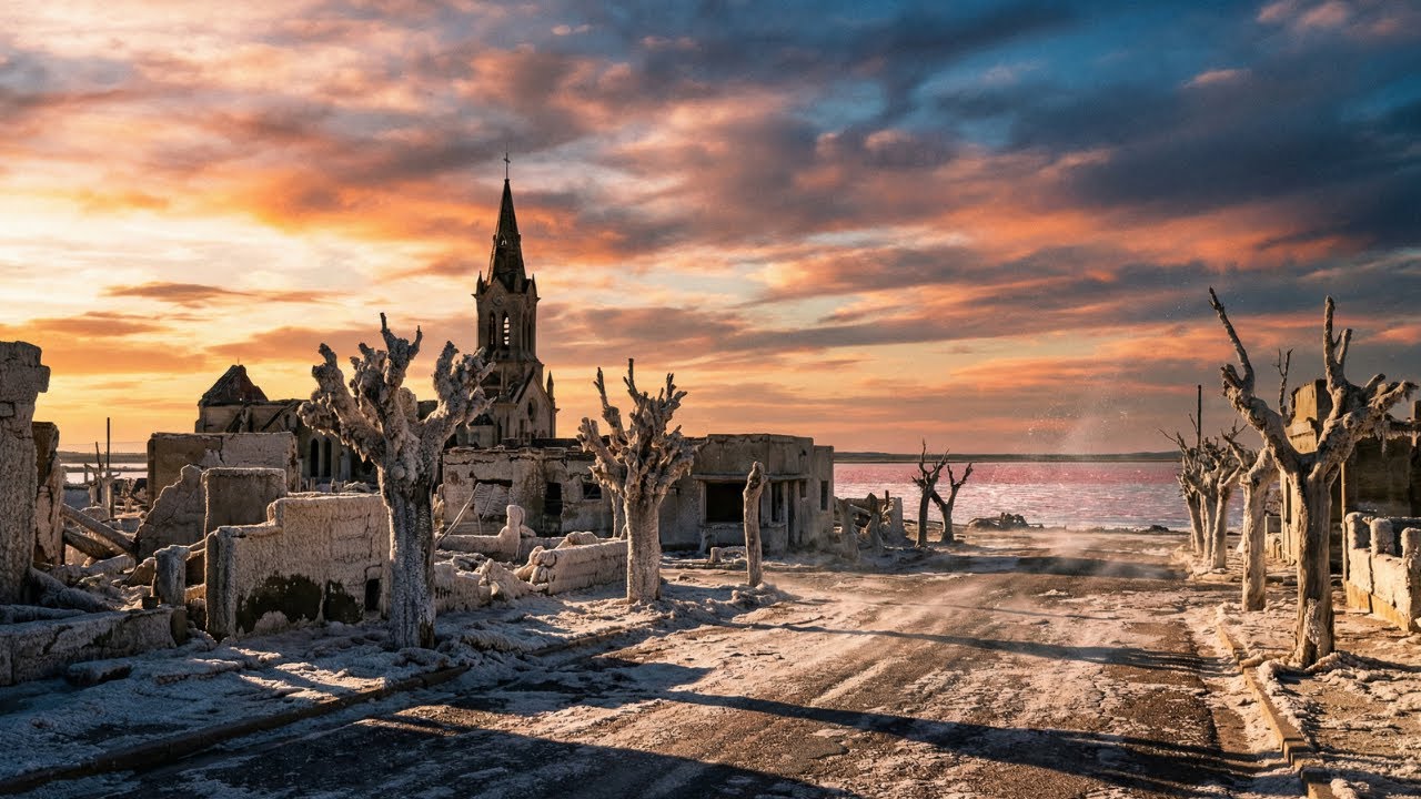 The Deadliest Lake in Argentina? A City DROWNED for 25 Years 🌊💀 | Villa Epecuén