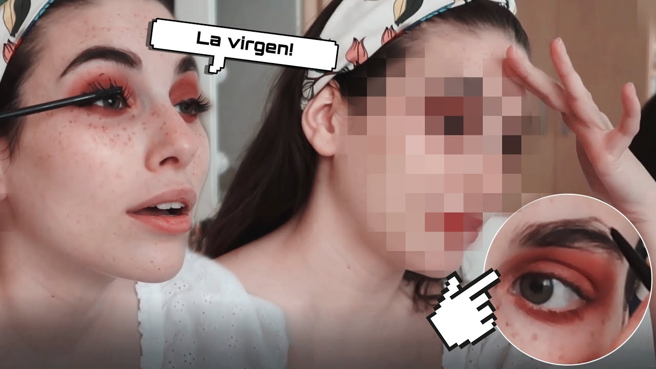 MAQUILLAJE SIN ESPEJO!😱 | WHAT???