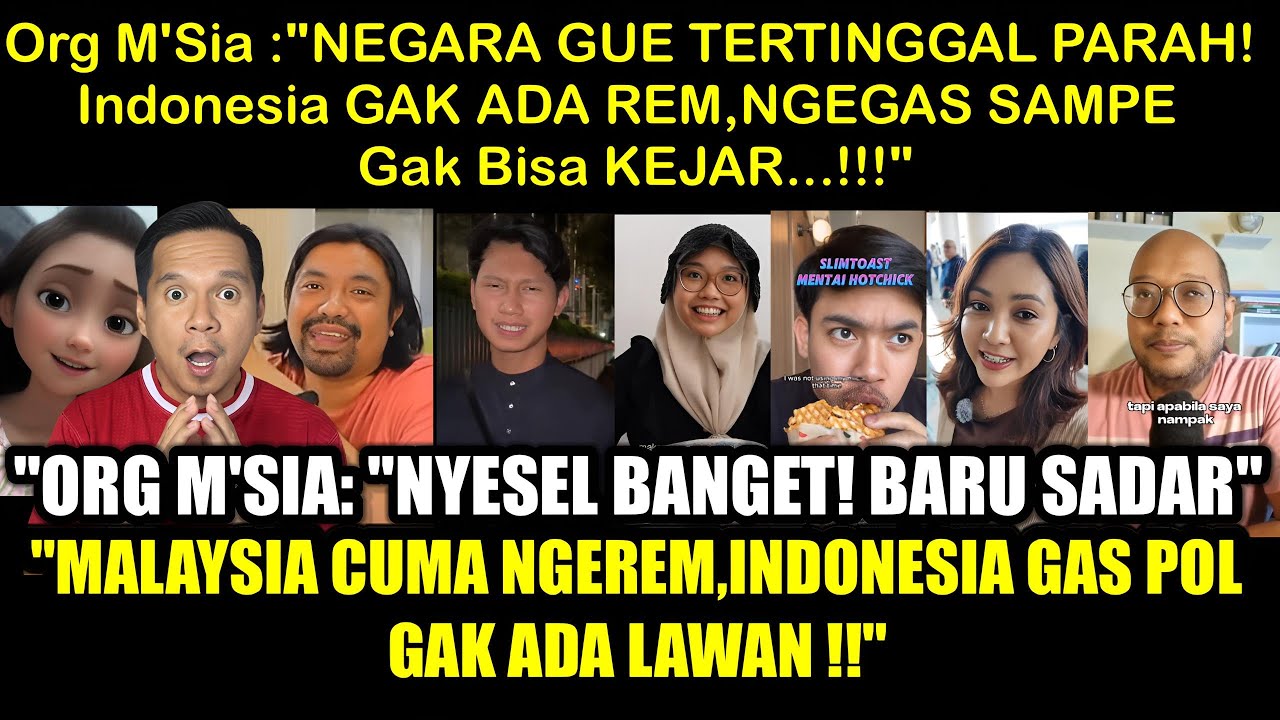 BUANG EGO! Orang Malaysia SYOK BERAT Lihat Indonesia, Sampe Nyesel Gak Datang Dari Dulu!