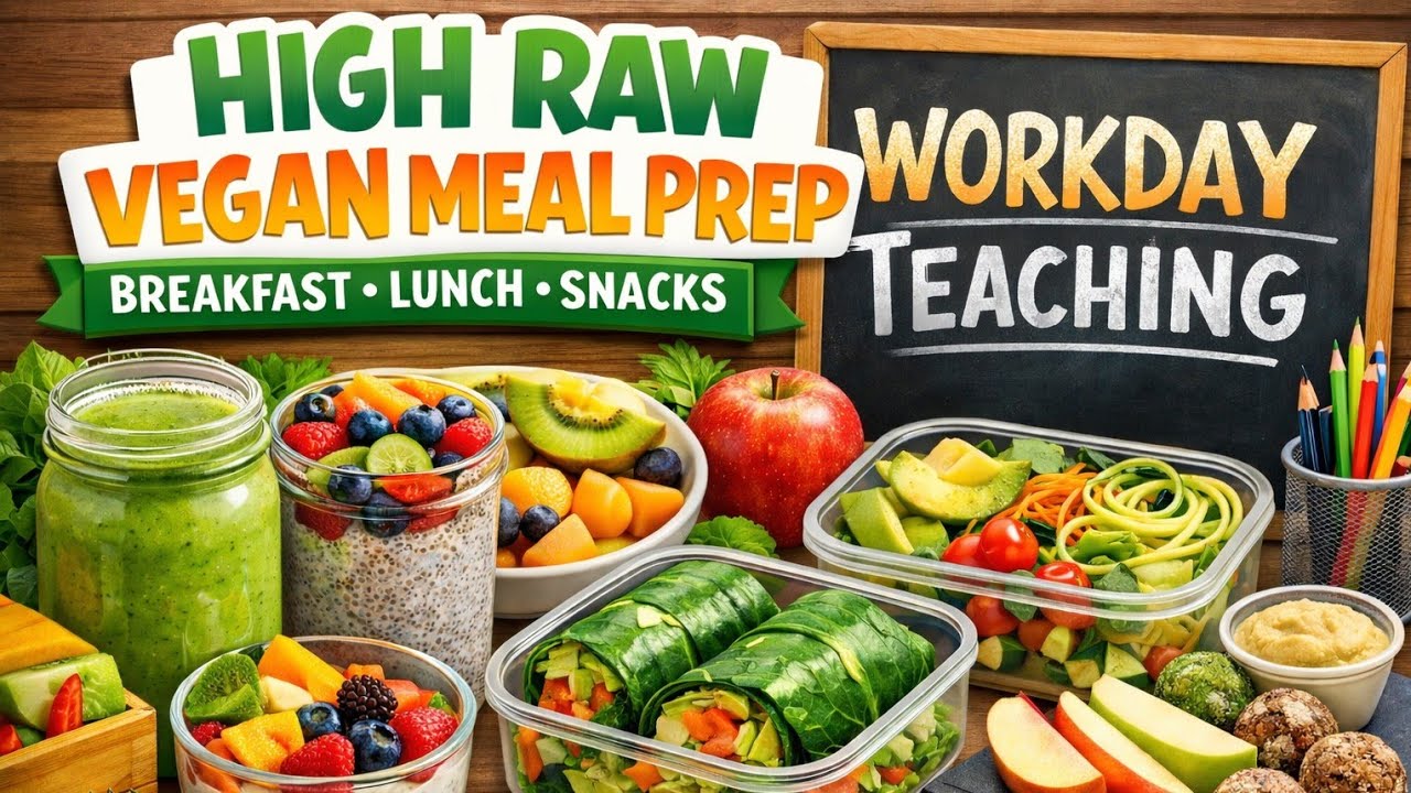 What I Eat in a Full 7-Hour Day (Breakfast, Lunch & Snacks)