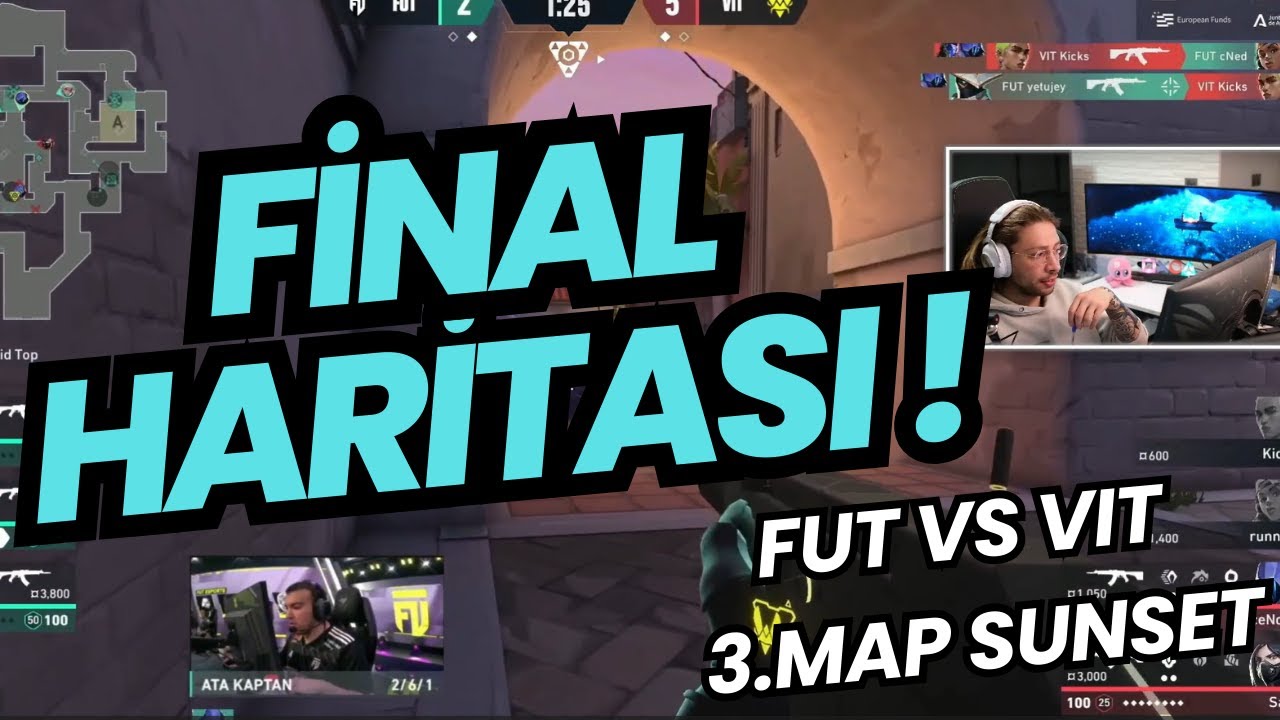 COMBATRY GÖZÜNDEN FUT VS VIT 3.MAP SUNSET |  VALORANT EMEA