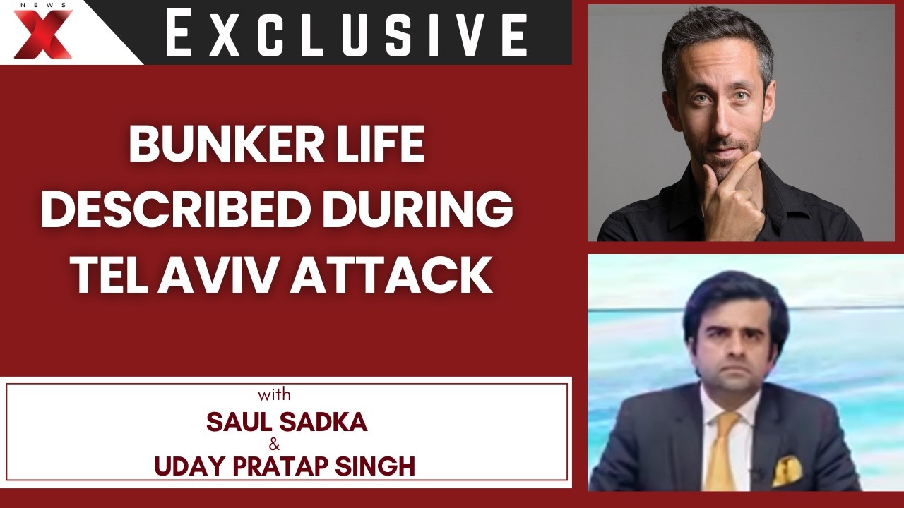 Iranian missiles intercepted, Saul Sadka describes bunker life in Tel Aviv | NewsX