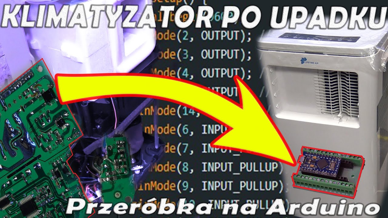 Jak oryginalny sterownik zastąpiłem Arduino Pro Micro - Drugie życie klimatyzatora