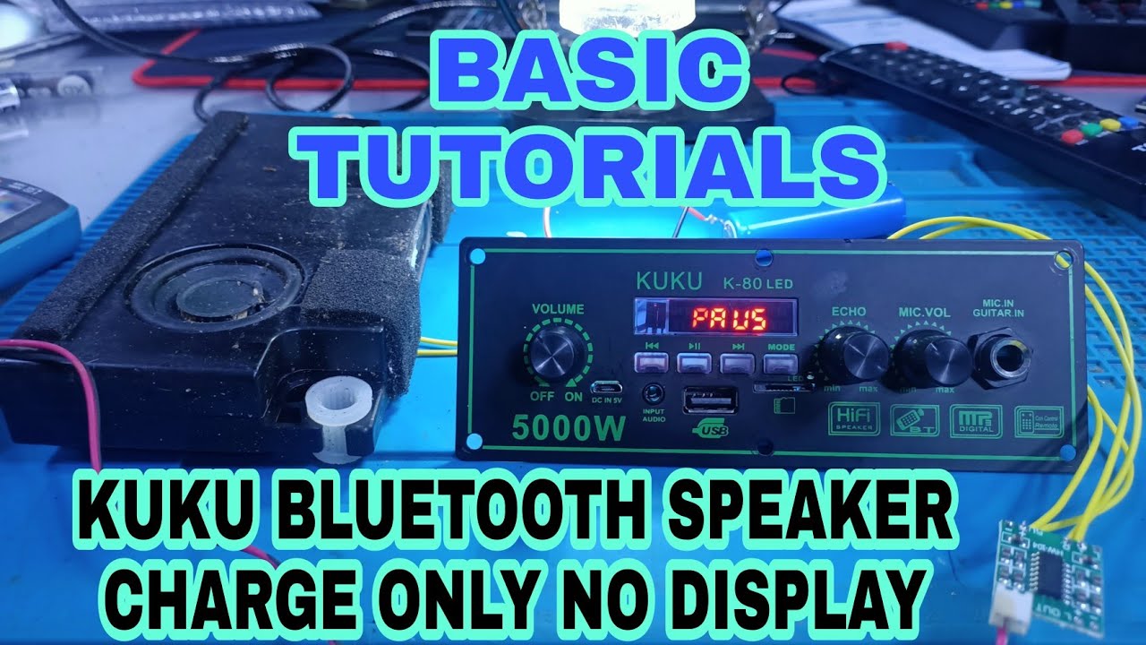 KUKU BLUETOOTH SPEAKER NO DISPLAY CHARGE ONLY
