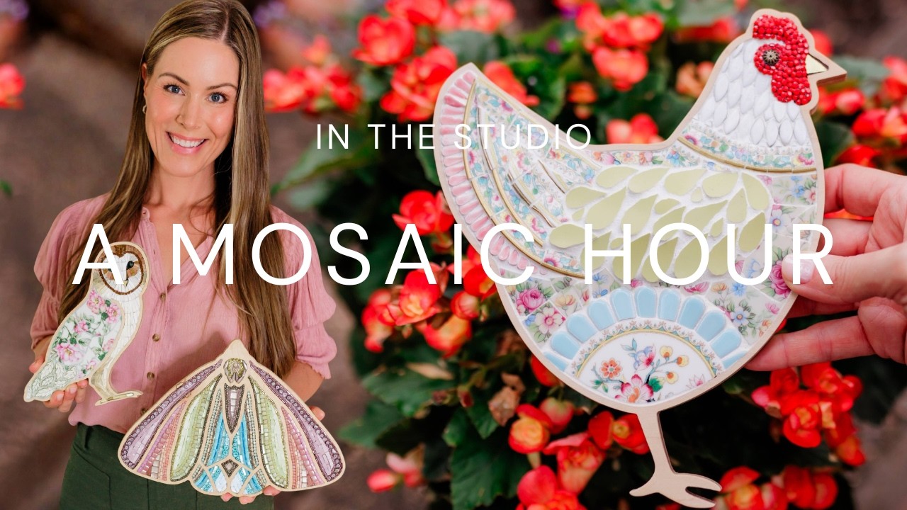 An Hour in My Mosaic Studio | The Process Behind a Viral Mosaic