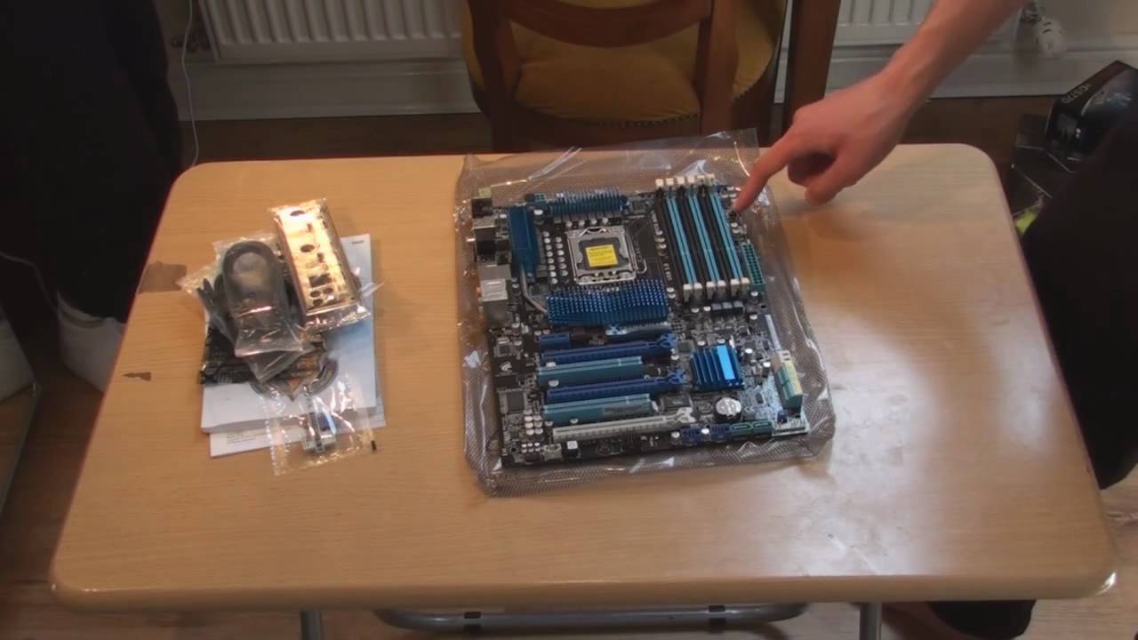 xenoBUILD - Unboxing & Installing Asus P6X58D-E Motherboard