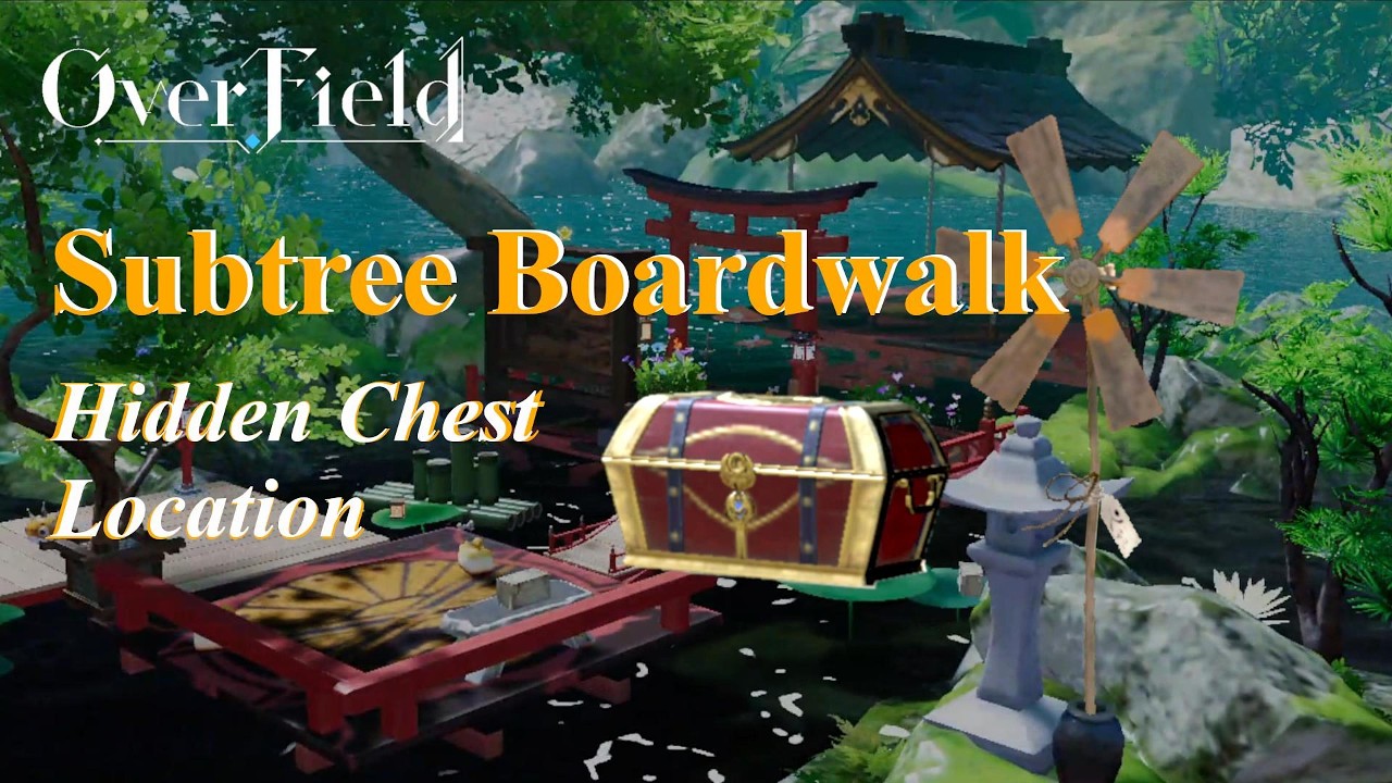 Subtree Boardwalk, location of hidden chest and stars | OverField - Aberrant Field