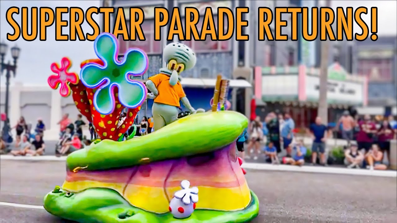 June 27 2021 First Superstar parade in 511 days at Universal Studios Florida!