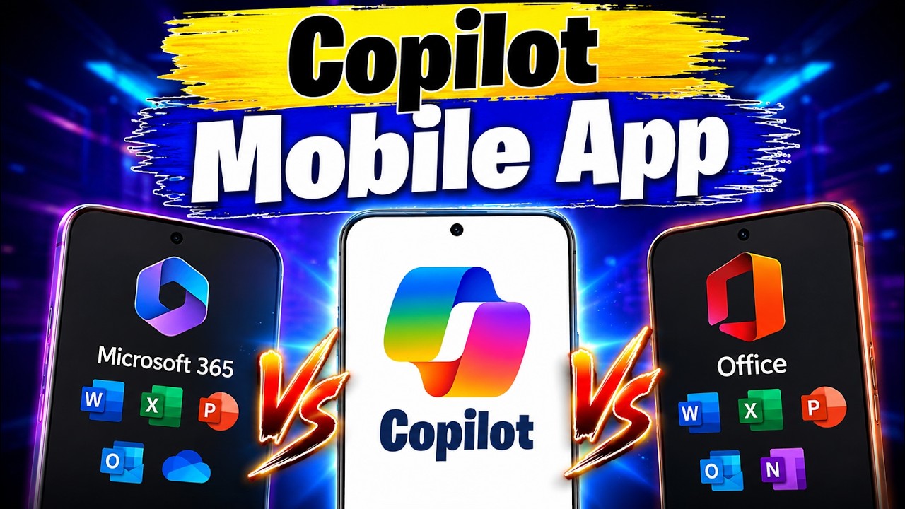Microsoft Copilot Mobile App Explained | Microsoft 365 App vs Office App on Android & iPhone