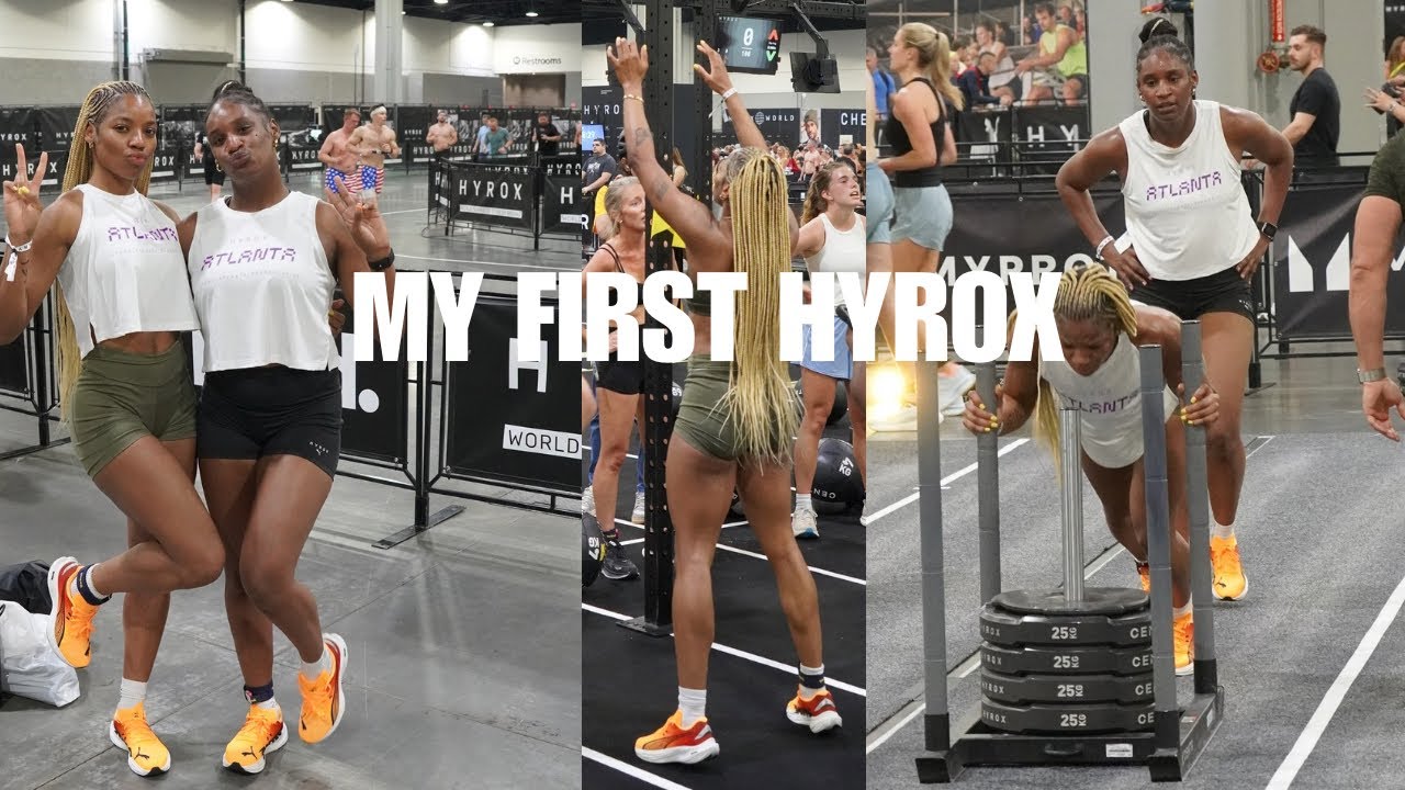 surviving my *FIRST* hyrox | this race humbled me….