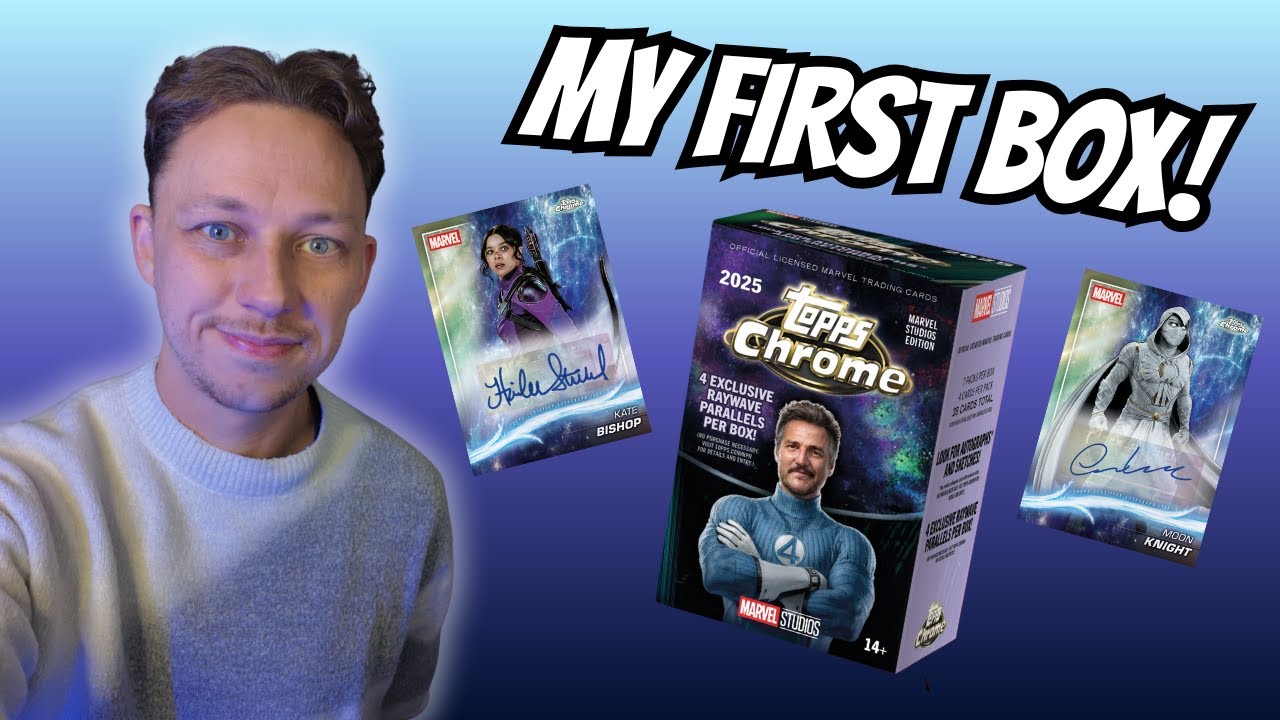 Opening Marvel Studio Topps Chrome Cards!