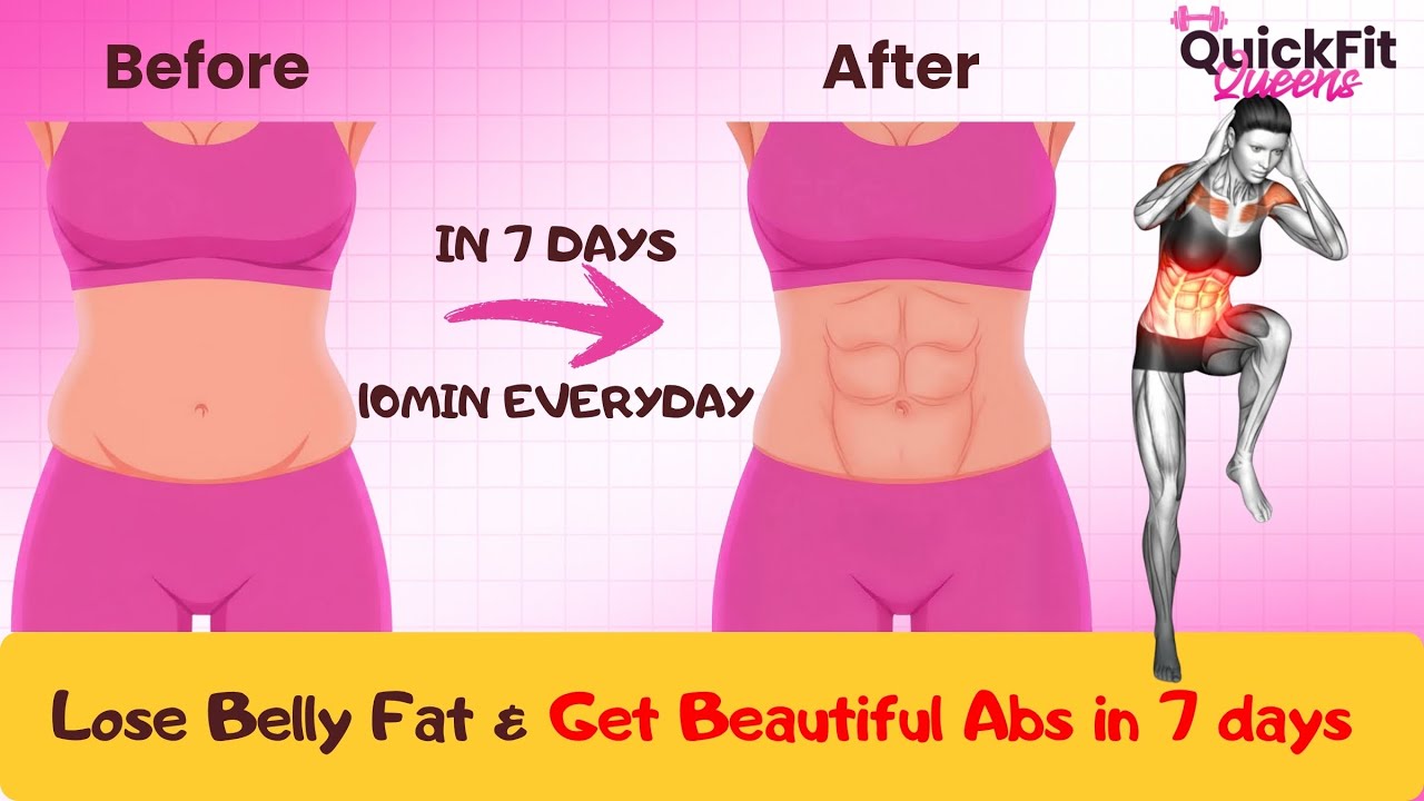SHRED Belly Fat in Just 10 Minutes & Melt Stubborn Fat in 7 Days!