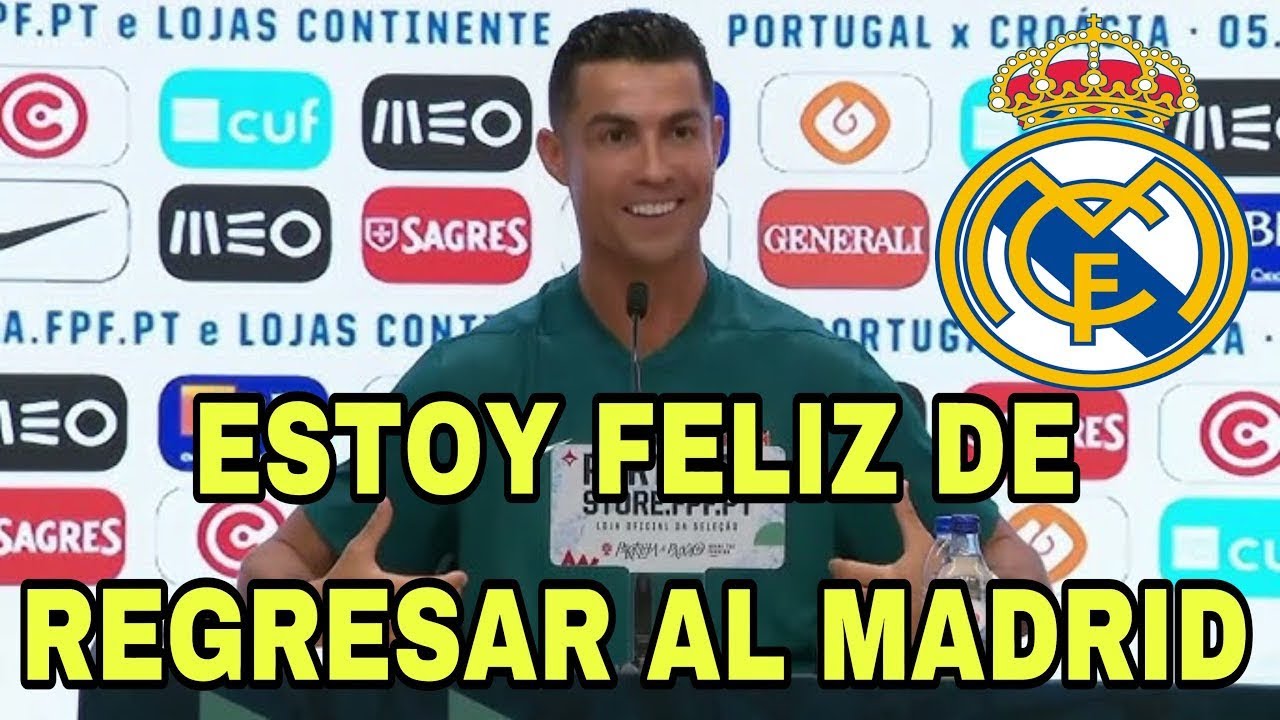 REGRESA / CRISTIANO RONALDO VUELVE AL MADRID / NOTICIAS DEL REAL MADRID HOY