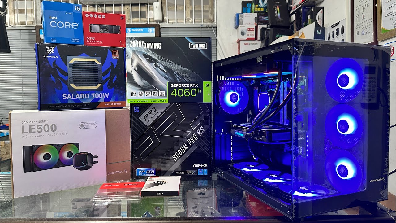 RAKITAN PC GAMING MR.EDO I5 12400F RTX 4060TI 8GB RAM 16GB #CURKIT - CURHAT SAMBIL RAKIT #HOCRAKIT