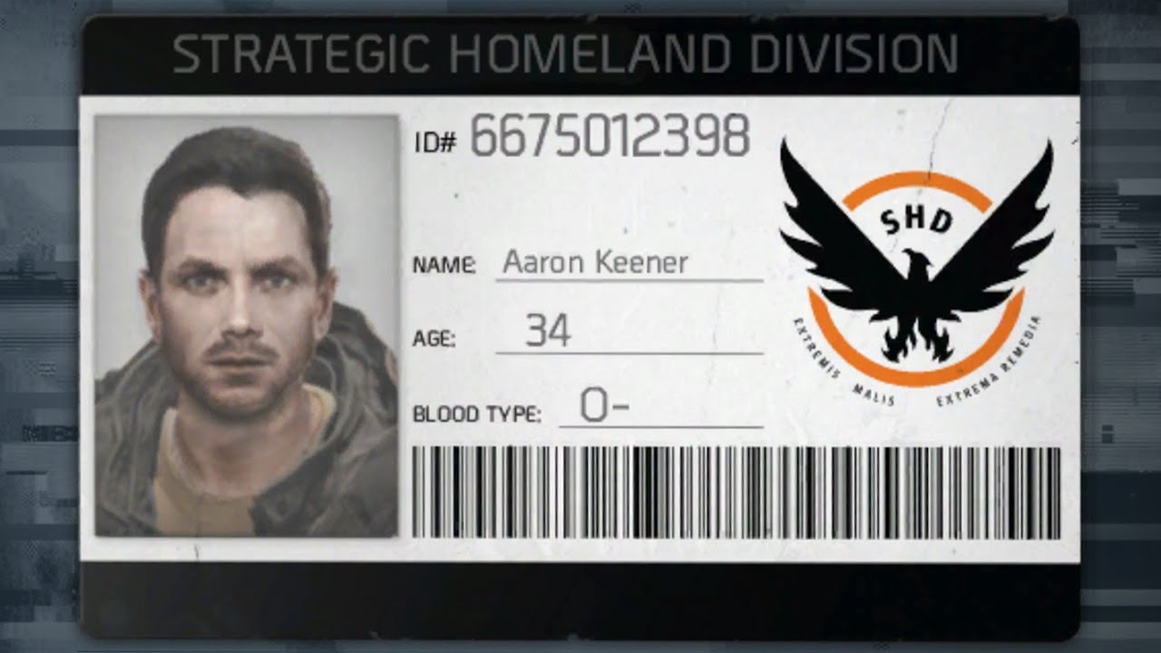 Tom Clancy's The Division. Аарон Кинер и его хронология событие
