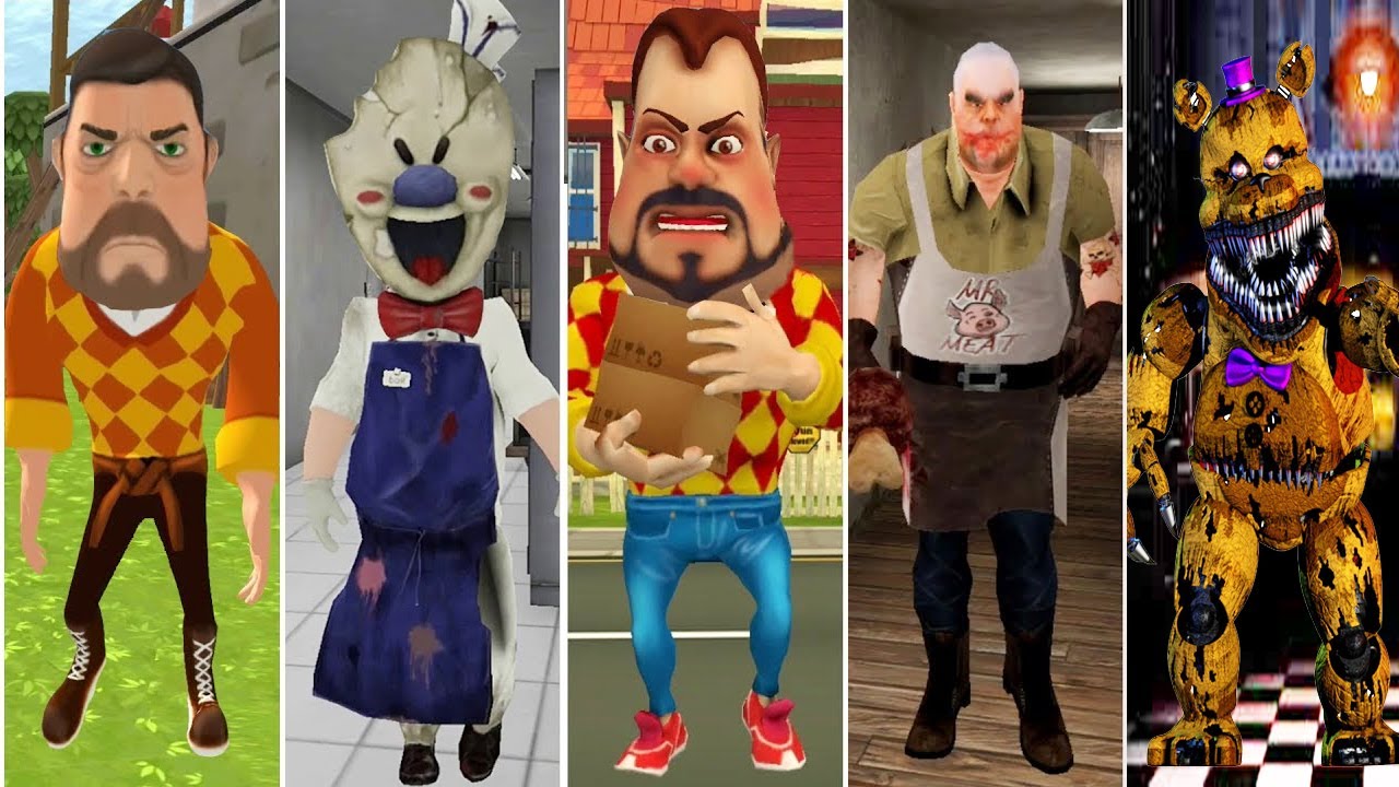 Dark Riddle Classic,Kick The Buddy,Dark Riddle,Five Nights at Freddy,Hello Neighbor,Ice Scream 6