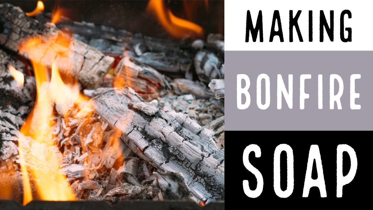 Making Cold Process Soap - Bonfire Men's Soap