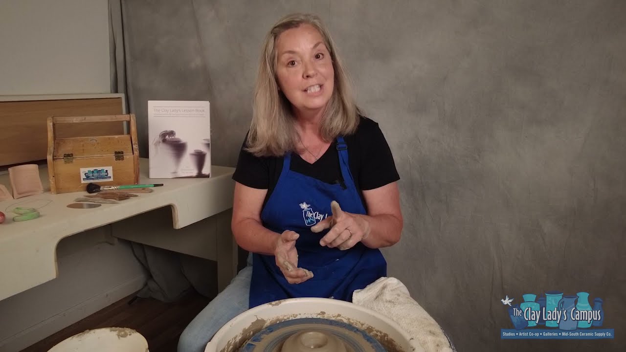 Opening: Throwing on the potter's wheel, One step at a time Series with The Clay Lady