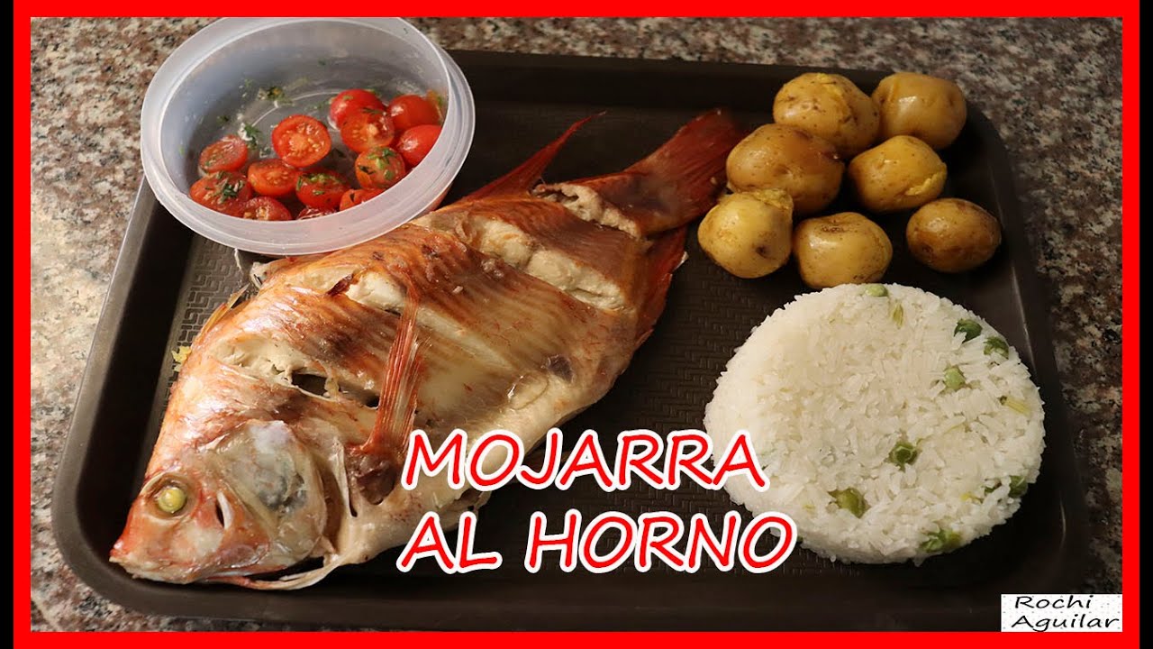 2021 MOJARRA AL HORNO (SIN ACEITE) 🐟 COMO HACER MOJARRA AL HORNO