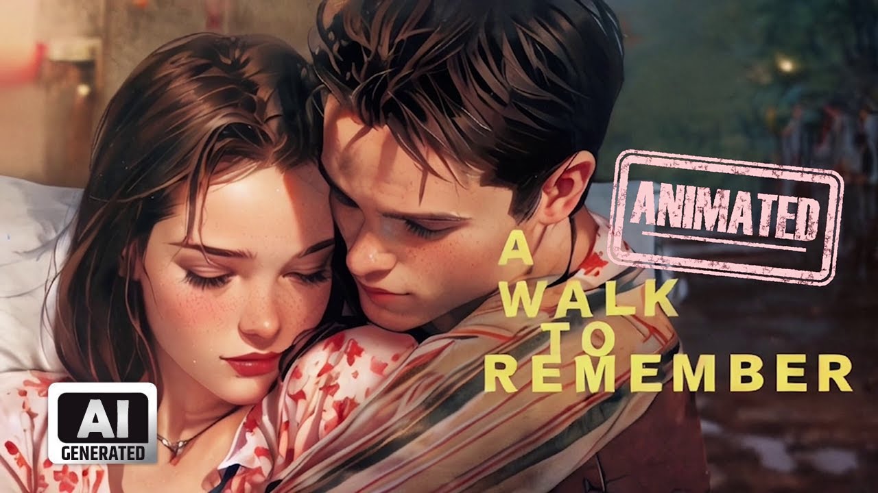 A Walk to Remember AI-Generated Animated Recap | Classic Love Story Reimagined