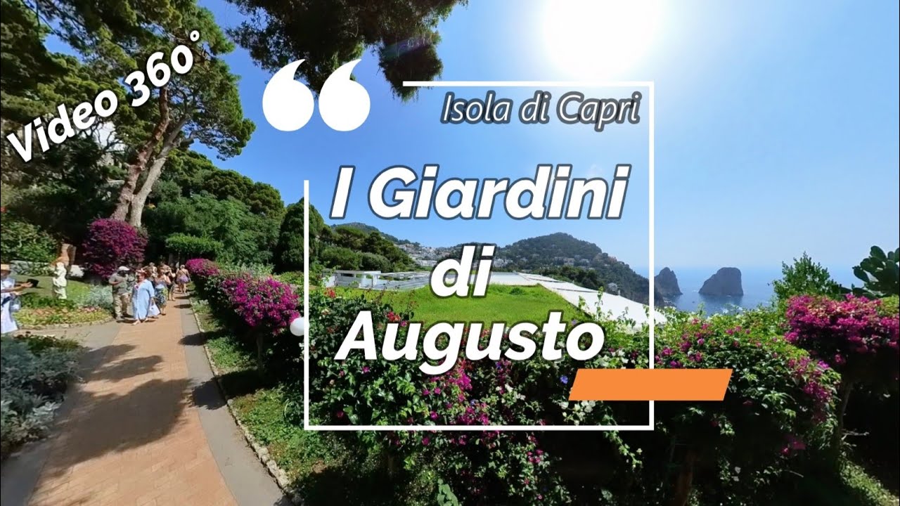 Capri Italy: Walking Tour 4k Via Camerelle, Certosa di San Giacomo, Giardini di Augusto