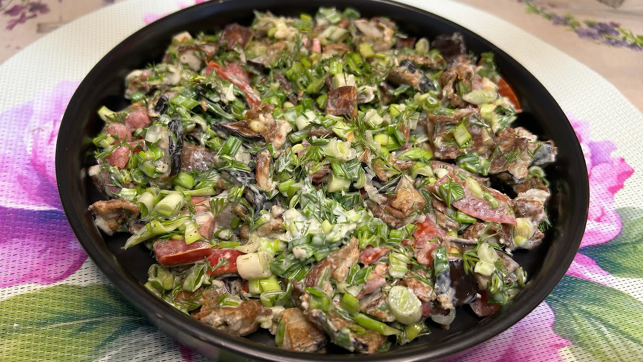 ЭТО ПРОСТО БОМБА! САЛАТ НА КАЖДЫЙ ДЕНЫ! Самый вкусный САЛАТ из БАКЛАЖАНОВ!