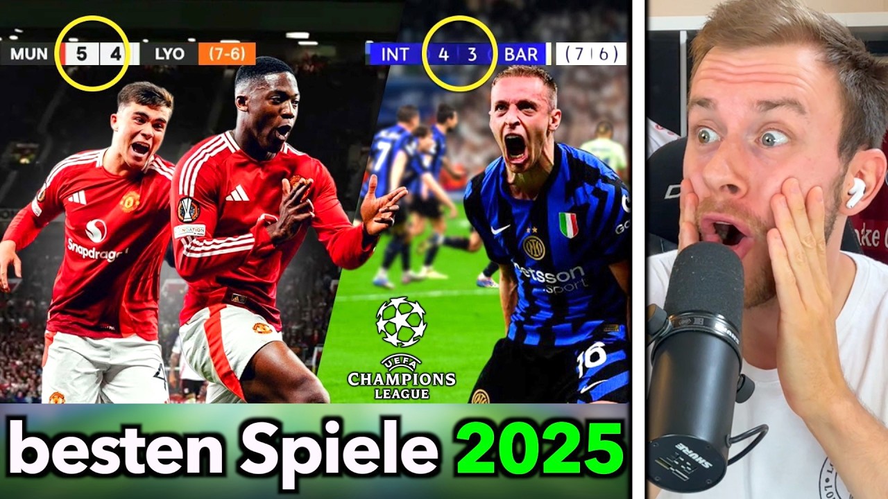 Die BESTEN Fu&szlig;ballspiele des Jahres 2025! 👀🚀 | FABIANO reagiert