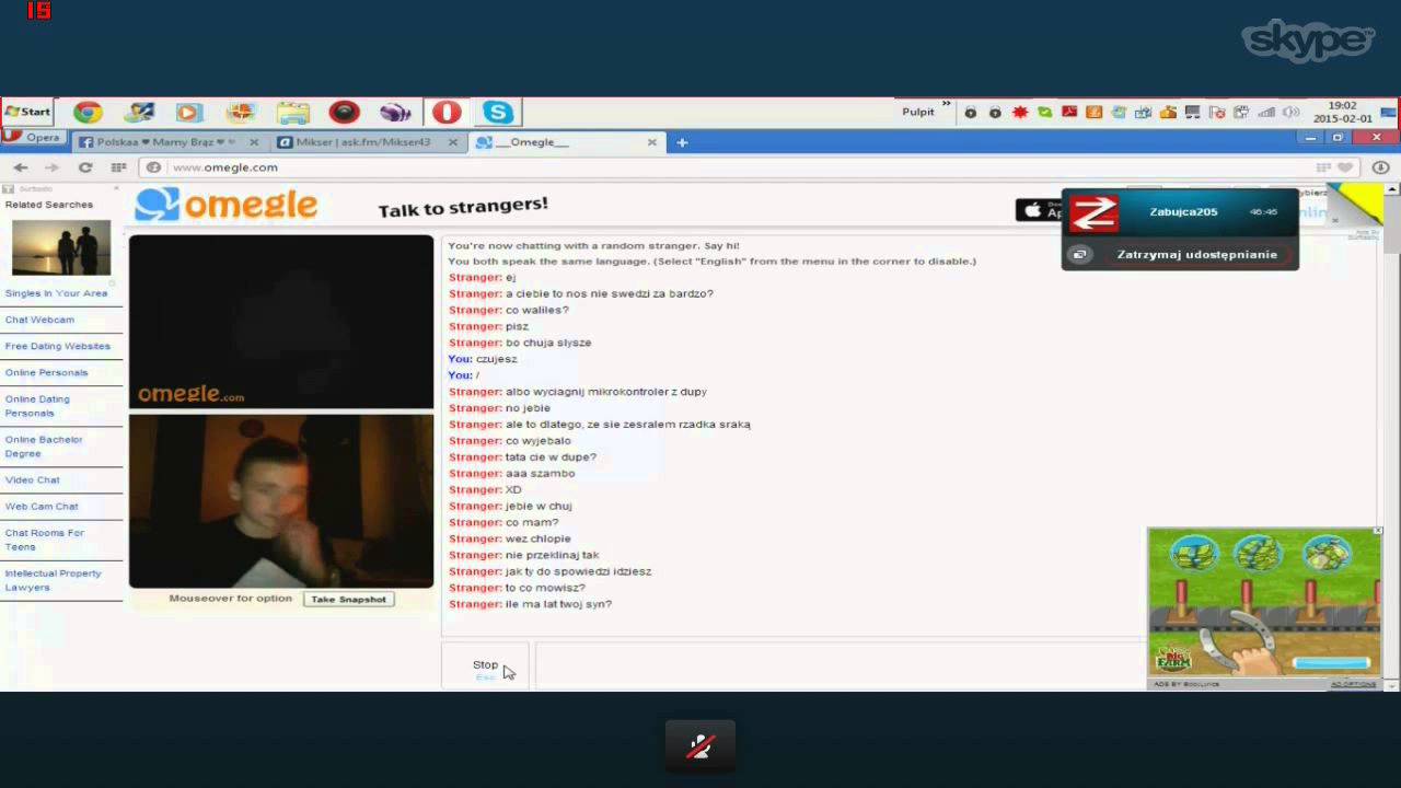 Troll na omegle:/Szczera rozmowa