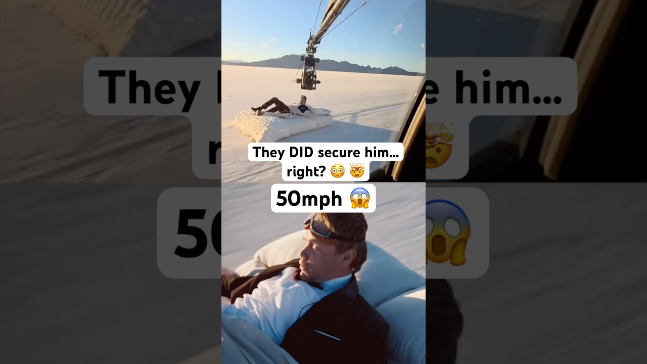 🫣 The Setup vs Final Shot: Filming a Stuntman at 50 MPH 😳