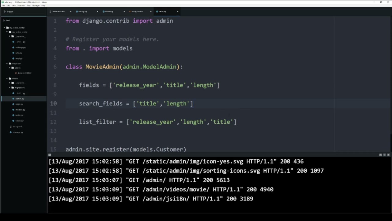 Adding Filters Advance Django
