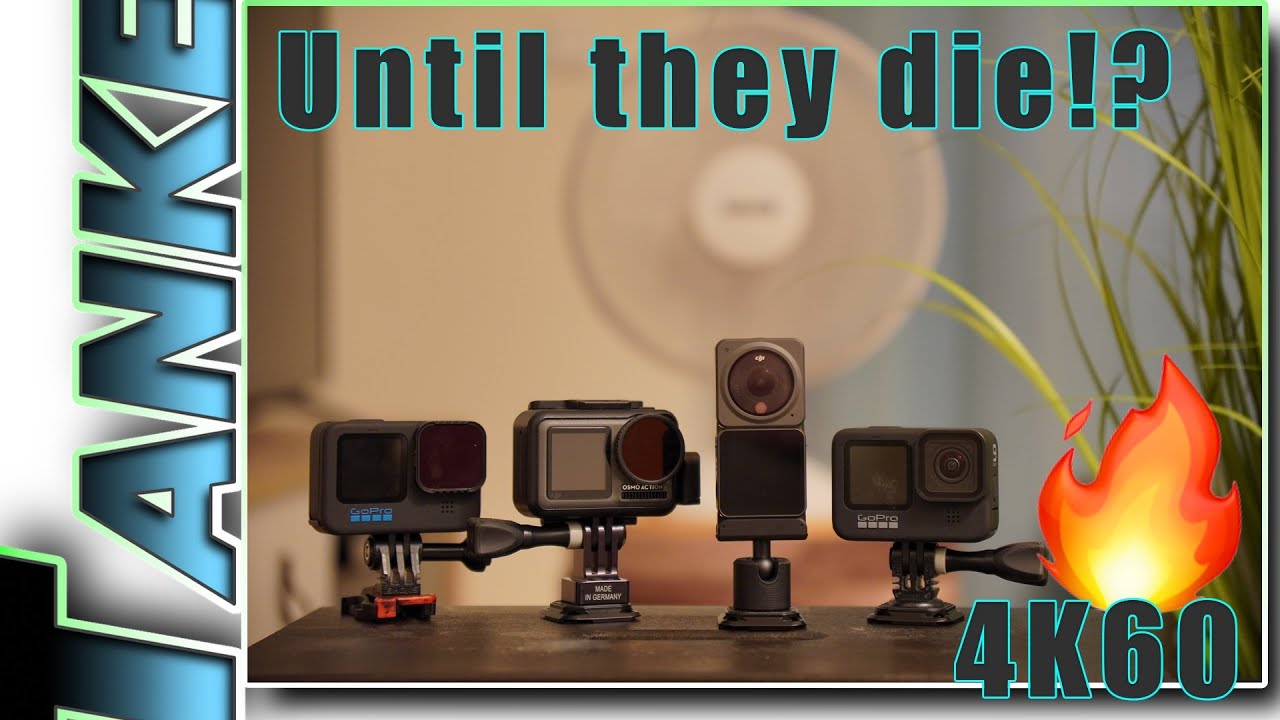 Overheating/Battery Test - Action2 vs. Hero10 vs. Hero9 vs. OsmoAction