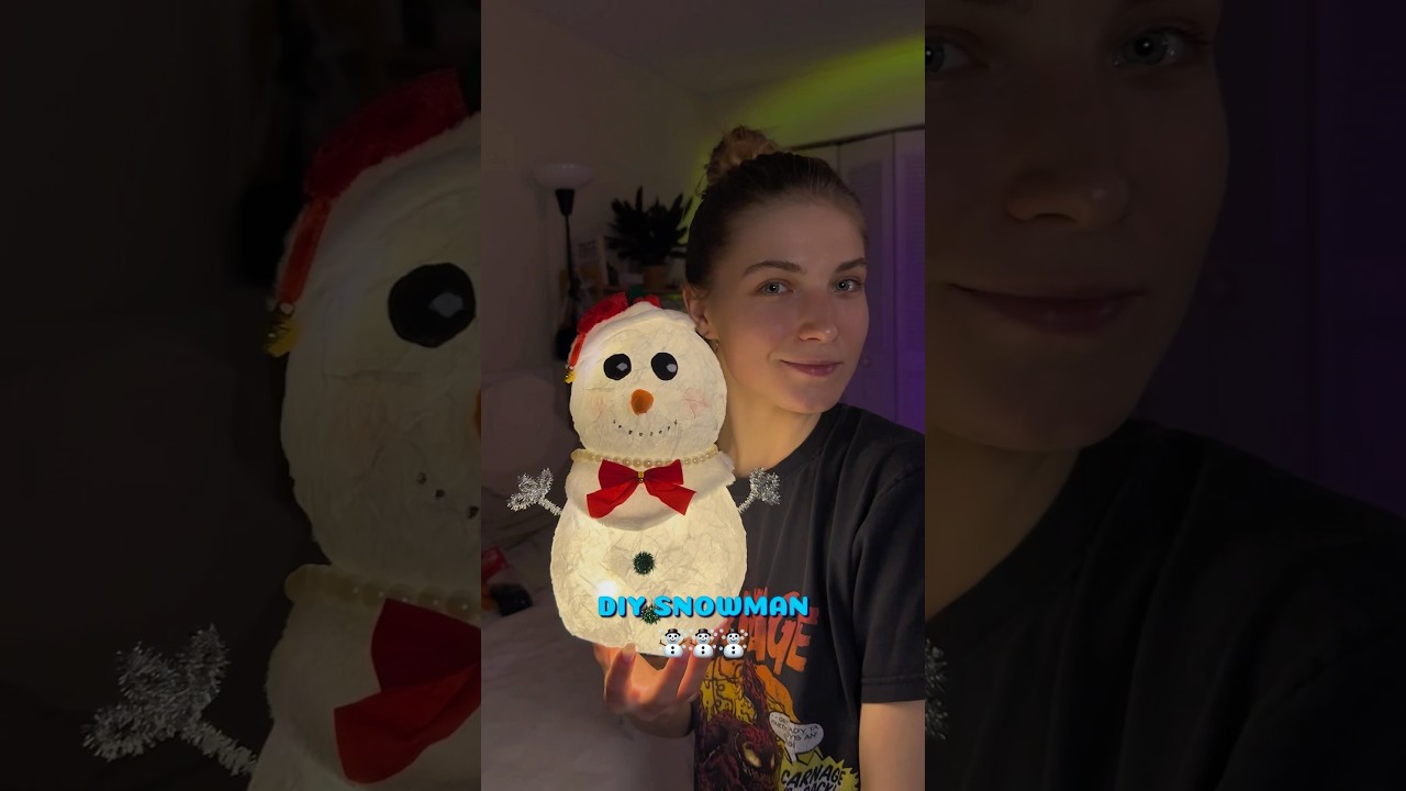 DIY Snowman ☃️ 