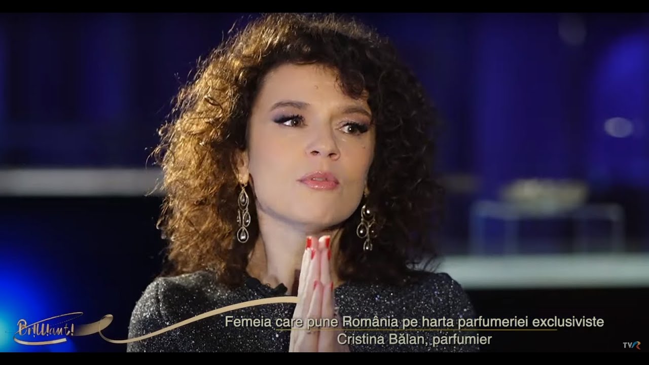 #Brilliant cu Cristina Bălan, primul român absolvent al Grasse Institute of Perfumery (@TVR INFO)