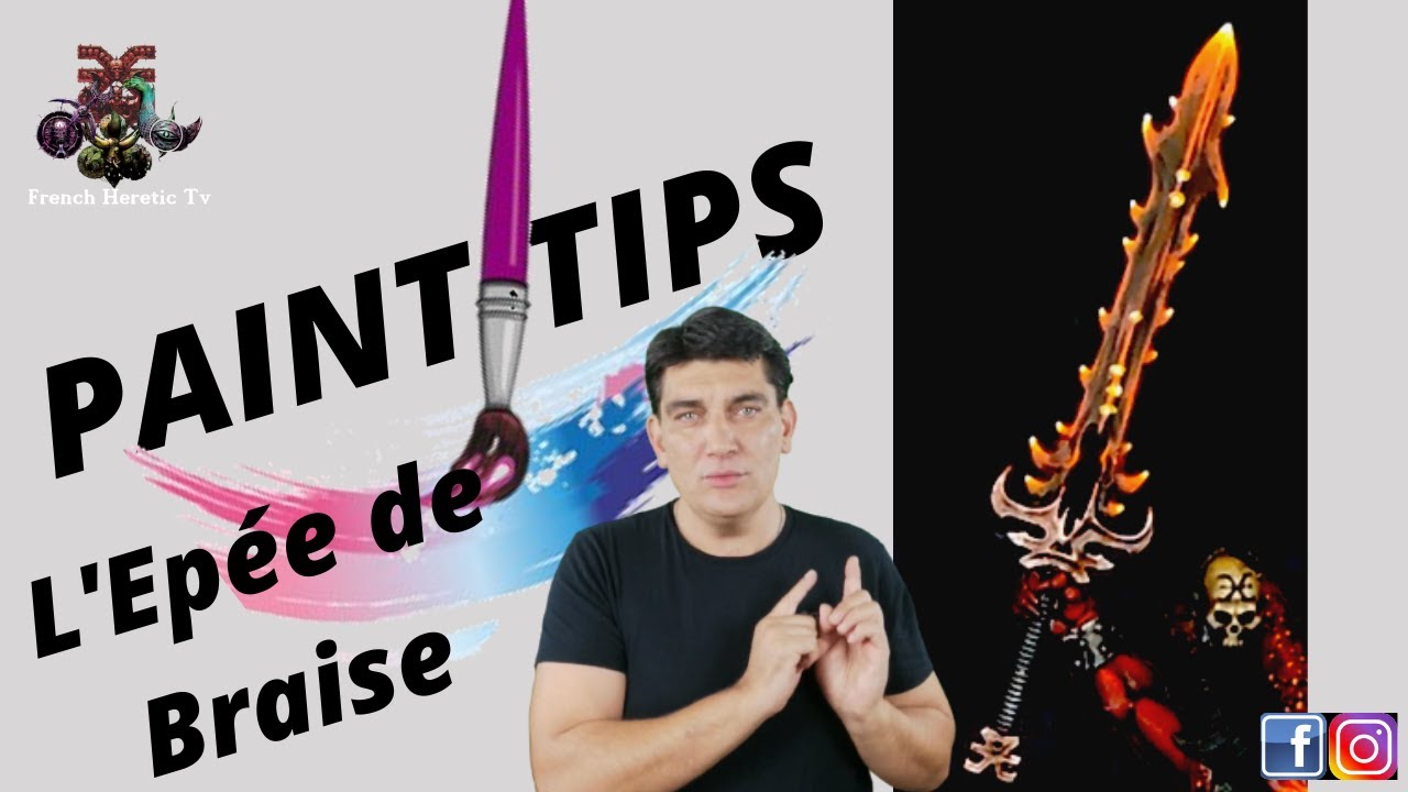 TUTO - COMMENT PEINDRE UNE EPEE DE BRAISE