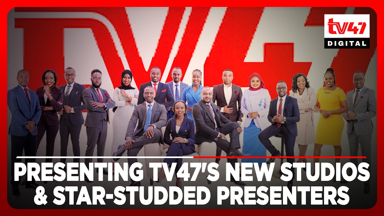 Presenting TV47's glamorous new studios and star-studded presenters