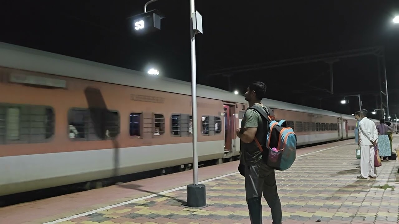 Kamrup express at Khagraghat Road Station
