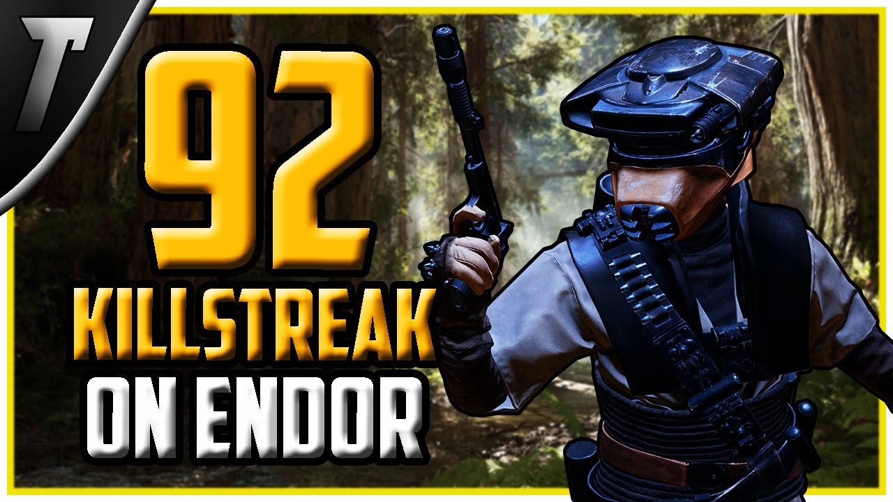 Star Wars Battlefront 2 Leia Organa 92 Killstreak (Endor)