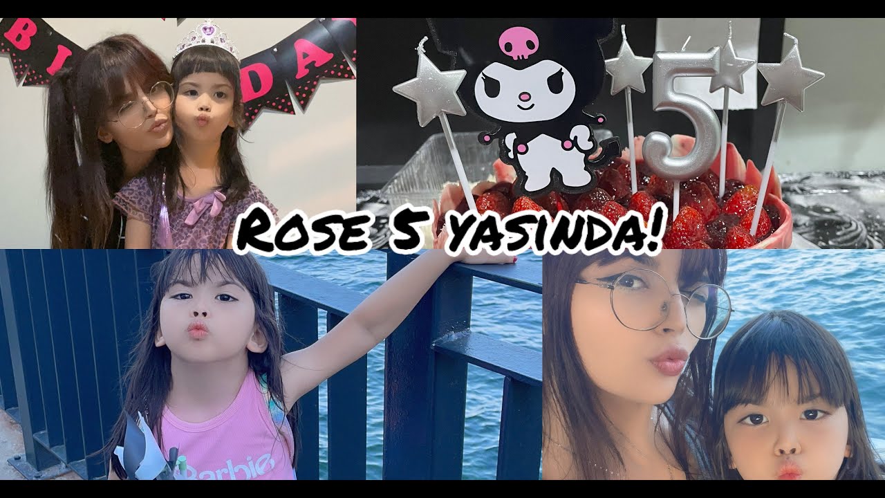 GÜNLÜK VLOG - KIZIM ROSE 5 YAŞINDA ! DOĞUM GÜNÜ VLOG VE KADIKÖY GEZMELERİ !