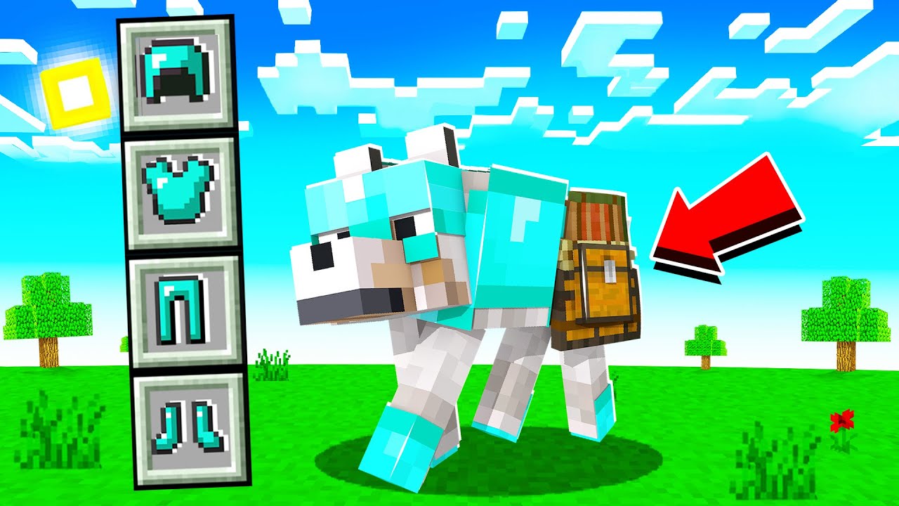How to Make WOLF ARMOR in Minecraft!