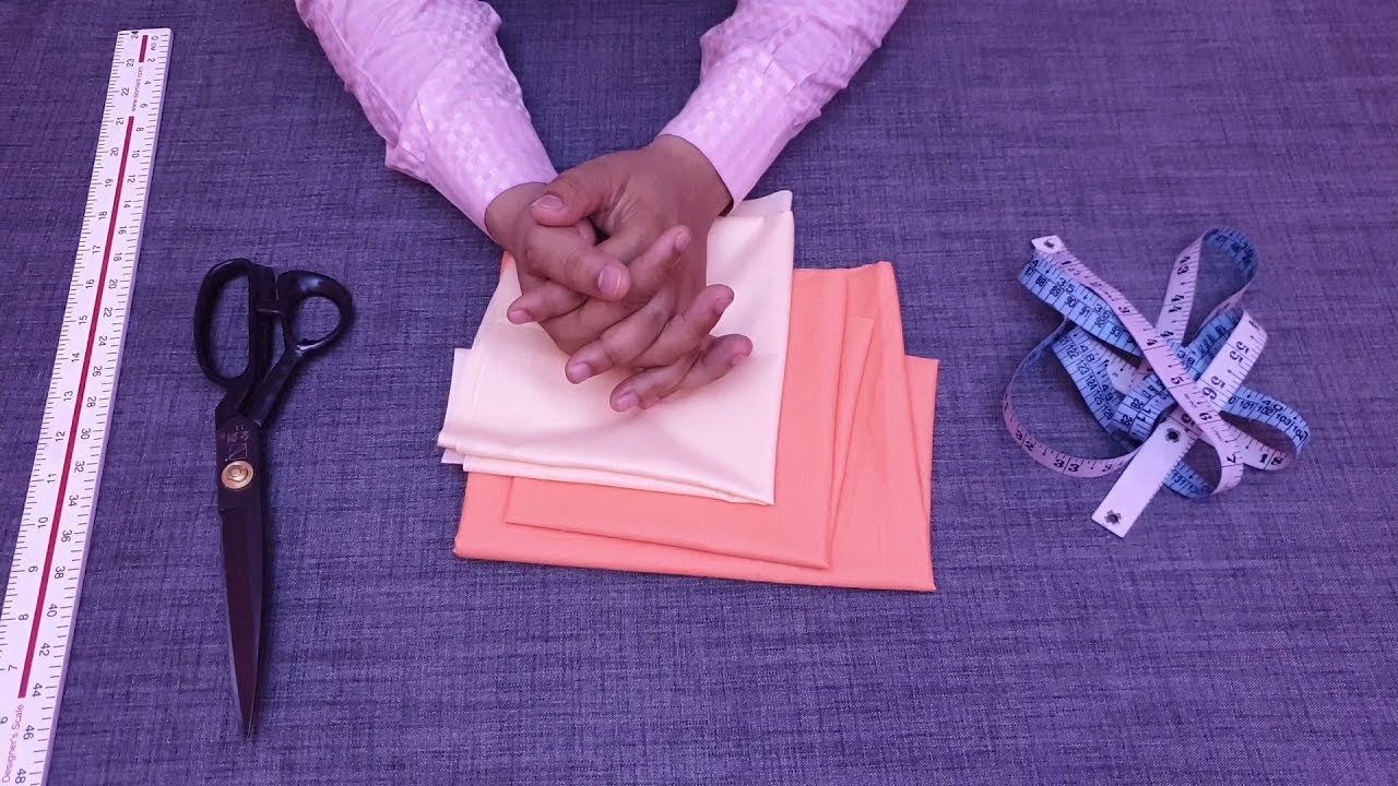 बचे हुए Fabric से दो colour की Stylish एंड Fancy कुर्ती / Kurti Front Design Cutting and Stitching