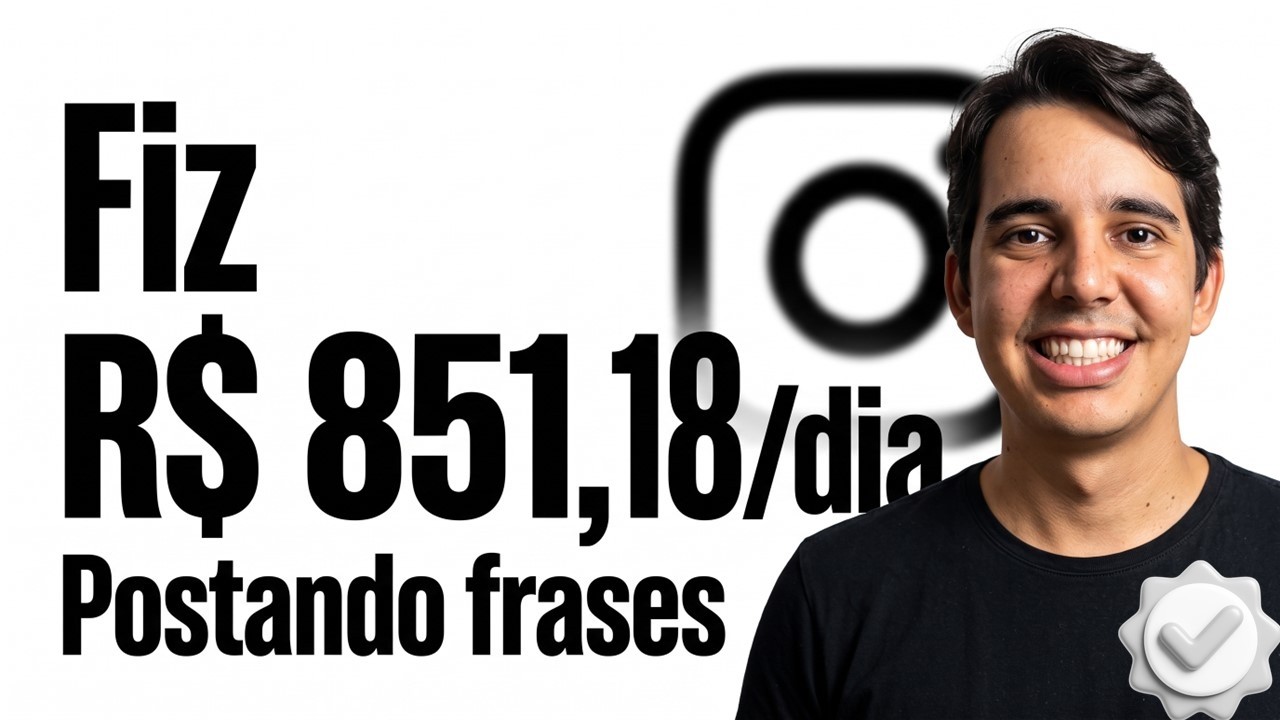 Como ganhar dinheiro online em 2026 Postando Frases (Sem Aparecer)