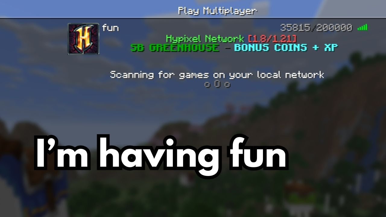 Hypixel is (sometimes) a lot of fun