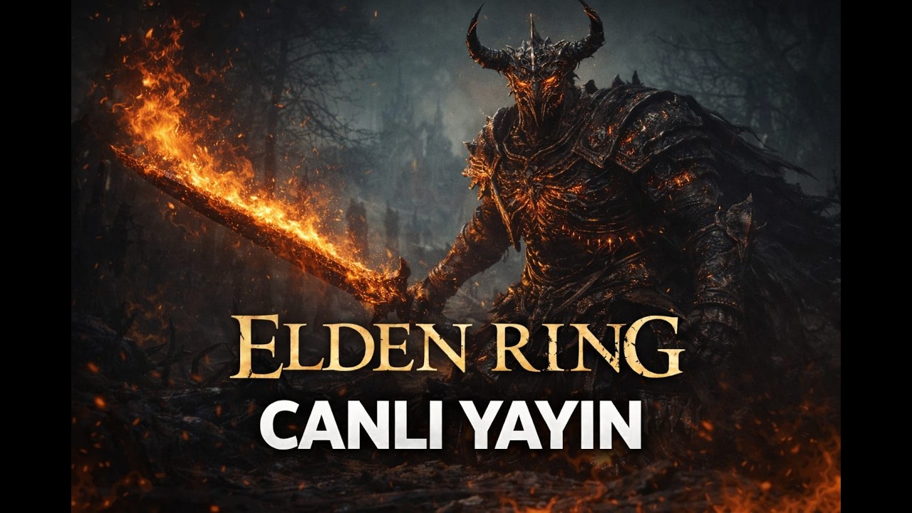 ELDEN RING CANLI YAYIN..Hiç Souls Oynamayan Biri Elden Ring Deniyor...