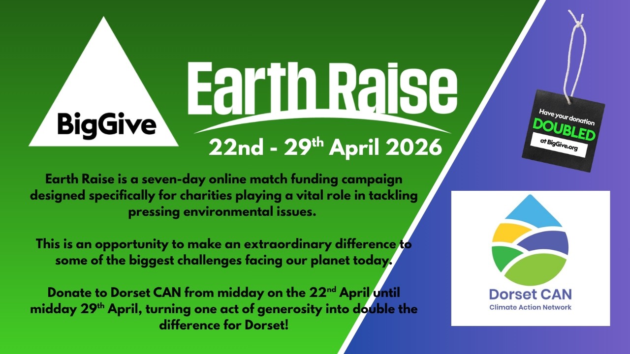 Big Give Earth Raise 2026 - Double Your Donation from 22nd until 29th April!