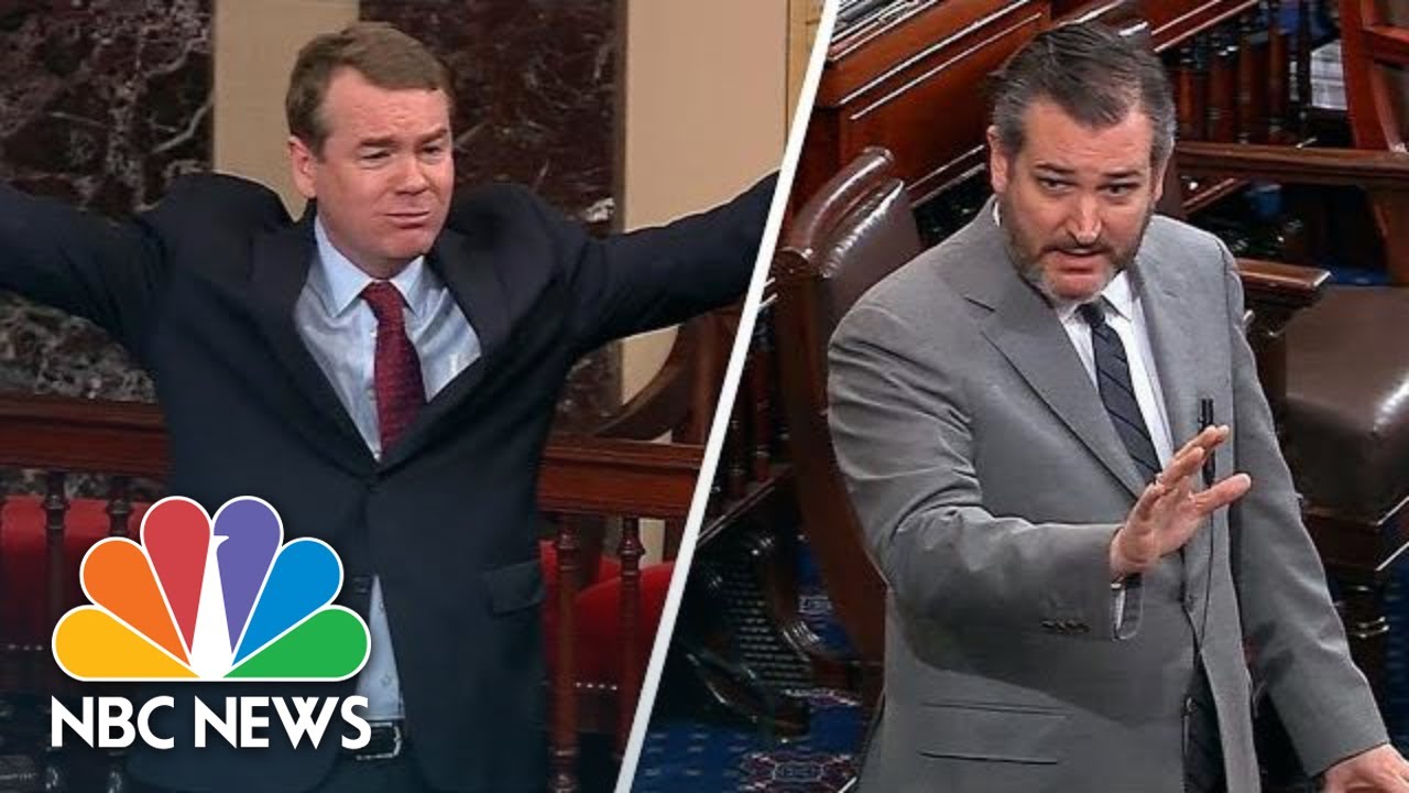 Michael Bennet Slams Ted Cruz’s ‘Crocodile Tears’ In Fiery Speech On Shutdown | NBC News