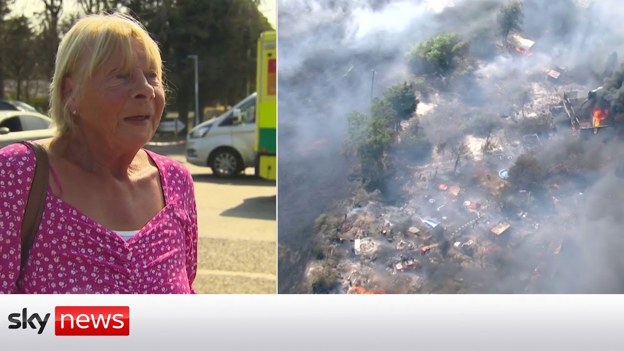 London fires: Police told me 'grab what you can!'