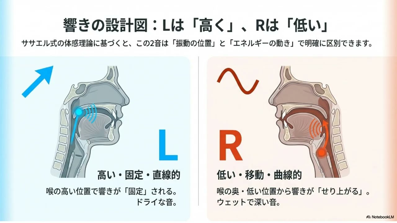 LとR の違いを分析する
