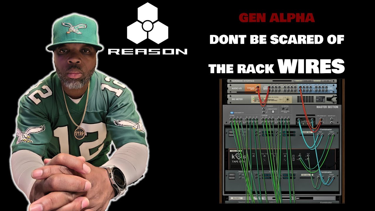 Chris Holyman  |  Gen Alpha's don't be scared of the WIRES in Reason Studio 13