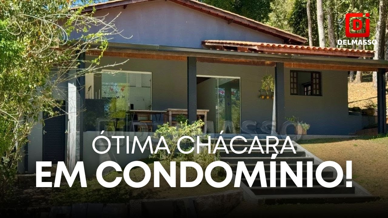 Chácara em Condomínio Fechado! - Espaço, Conforto e Lazer em Meio à Natureza em Ibiúna-SP!